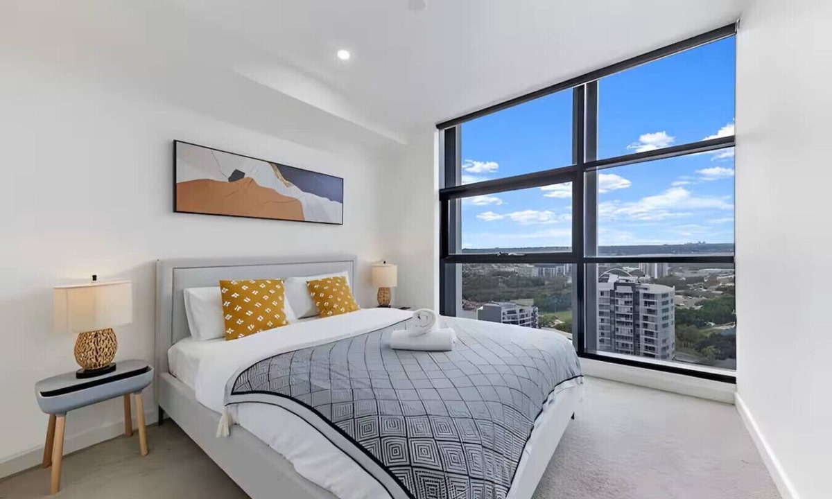 Harris Park Apartment | 高层公寓，2分钟可以到达火车站，购物中心，设施便利