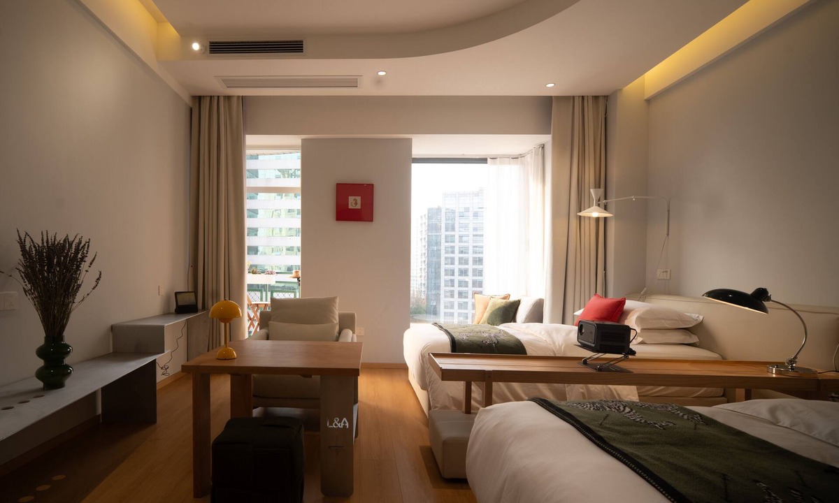 Hejiang Pavilion Apartment | L&A 觀亭 08 Cozy apartment in Chengdu. Next to the famous city scenic point.
