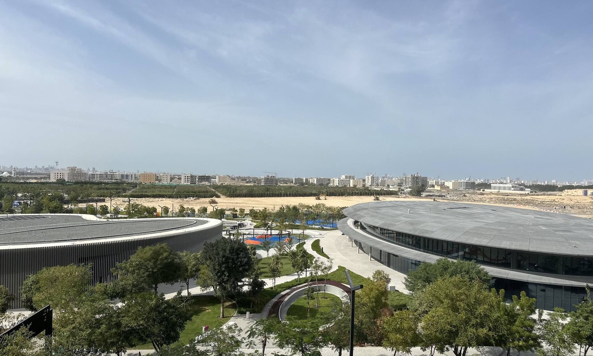 Sharjah Apartment | Modern sanctuary with pool and gym access in downtown aljada