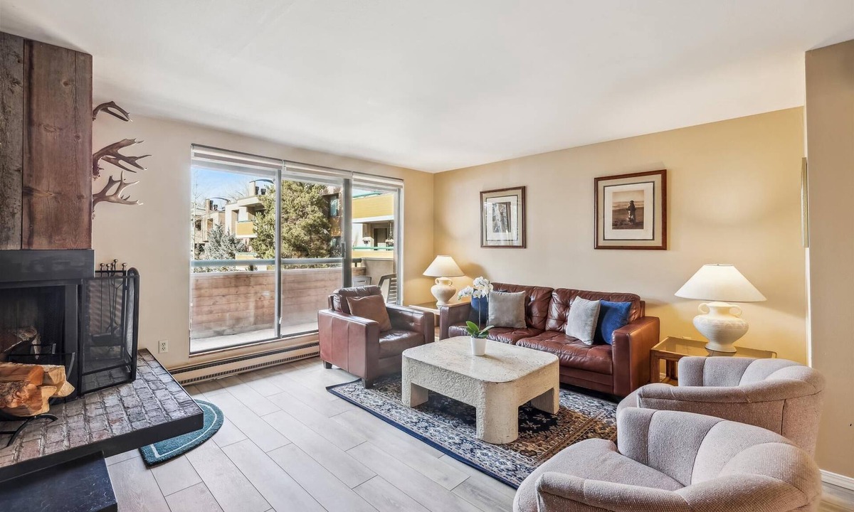 Aspen Condo | Riverfront Condo, with a Pool & Hot Tub