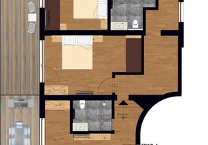 68 m² Apartment ∙ 2 bedrooms ∙ 9 guests