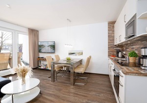 Beautiful vacation apartment "Carpe Diem" for 3 people with 2 balconies & Baltic Sea view