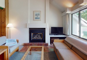 Family-Friendly Condo with Gas Fireplace, Shared Pool, and Golf Course View