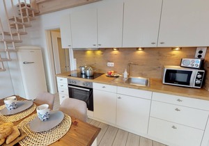 Vacation apartment "Seagull" for 4 people with balcony & sea view on the Baltic Sea