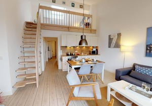 Vacation apartment "Seagull" for 4 people with balcony & sea view on the Baltic Sea