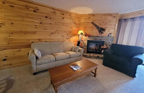 Chalet Village Apartment | Enjoy winter in the Smoky Mountains from your private BALCONY King bed, enjoy the view from the Pool, Hot tub, in the clubhouse