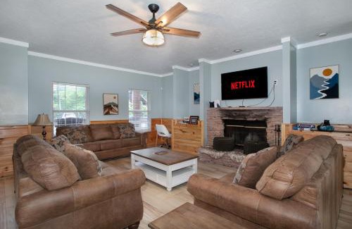 Chalet Village House | Gatlinburg's Getaway: View, Hot Tub, Theater, MORE