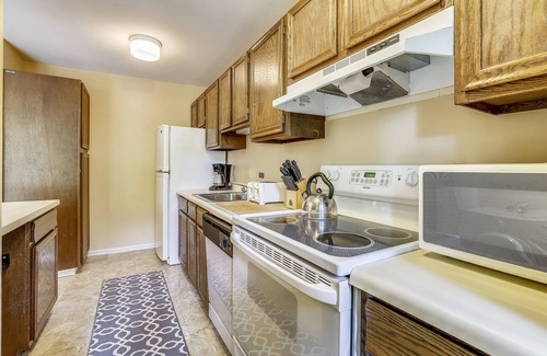 Aspen Condo | Riverfront Condo, with a Pool & Hot Tub