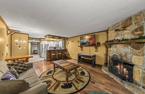 Chalet Village Condo | Those who wander are not always lost! Mountain Stream, Fireplace, Cozy hideaway