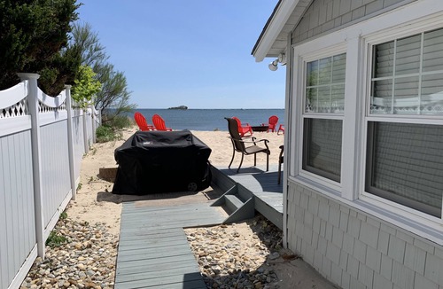 Westbrook Cottage | 4BR Beach Cottage sits on private beach. Sleeps 12 with comfort, Outdoor grill