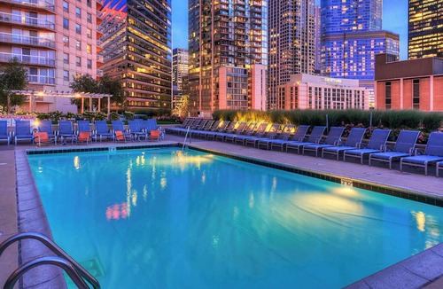 Downtown Chicago Apartment | 51st Floor MagMile Penthouse Views Balcony Pool