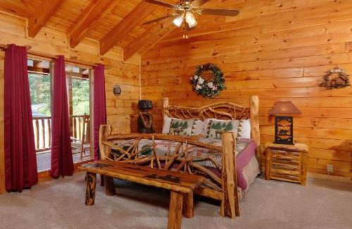 Chalet Village House | Arcade game, hot tub, spacious beautiful log cabin! Gatlinburg log cabin!