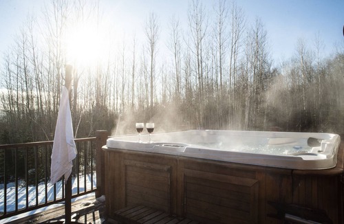 Petite-Riviere-Saint-Francois Ski Chalet | Chalet ABRI ST-FRANÇOIS VIEW + SPA