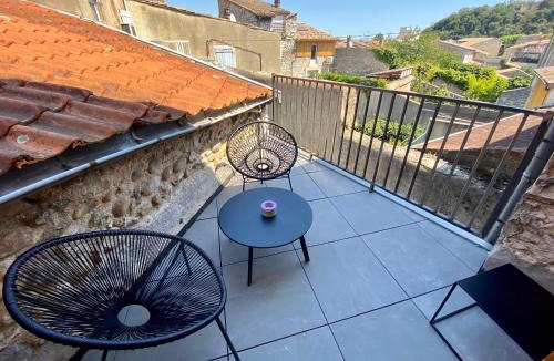 Saint-Peray Apartment | Chaleureux T3 avec terrasse/Proche Valence