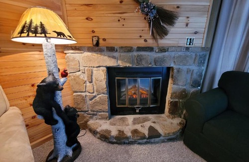 Chalet Village Apartment | Enjoy winter in the Smoky Mountains from your private BALCONY King bed, enjoy the view from the Pool, Hot tub, in the clubhouse
