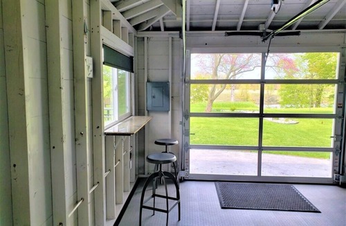 Manistee House | Manistee Channel Waterfront Home with Boat Dock