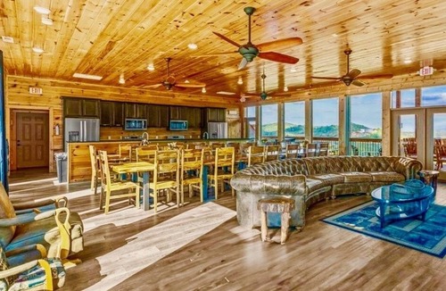 Chalet Village North Cabin | Mansion In The Sky 11 Bedroom Cabin by RedAwning