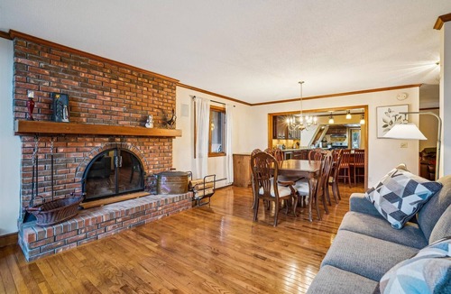 Killington Ski Chalet | Mountain View Chalet Fabulous views from the hot tub with large entertaining area just off Killington Road