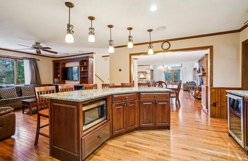 Killington Ski Chalet | Mountain View Chalet Fabulous views from the hot tub with large entertaining area just off Killington Road
