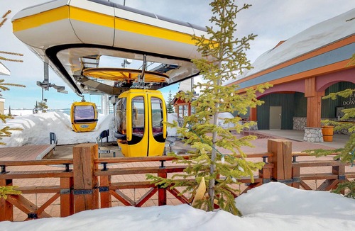 Snow Pine Estates House | Ski-in/out townhome with private hot tub, balcony & foosball - walk to Village