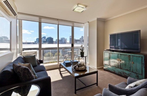 Southbank Apartment | StayCentral - Cityside on Whiteman (Southbank) - Whiteman Street, Southbank - 2 Bedrooms, 2 Beds, 2 Bathrooms, 1 secure undercover parking spot.