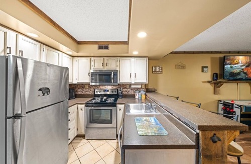 Chalet Village Condo | Those who wander are not always lost! Mountain Stream, Fireplace, Cozy hideaway