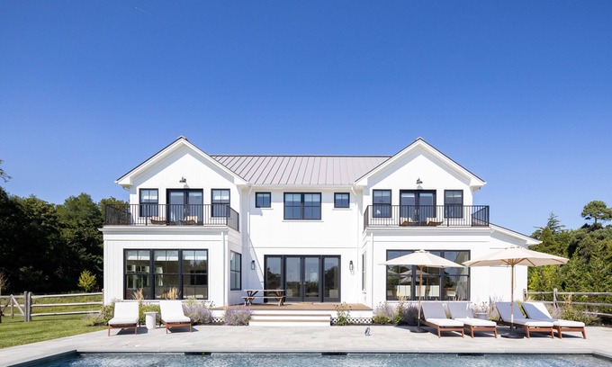Southold House | Modern Farmhouse Private Estate, 6.5 acres