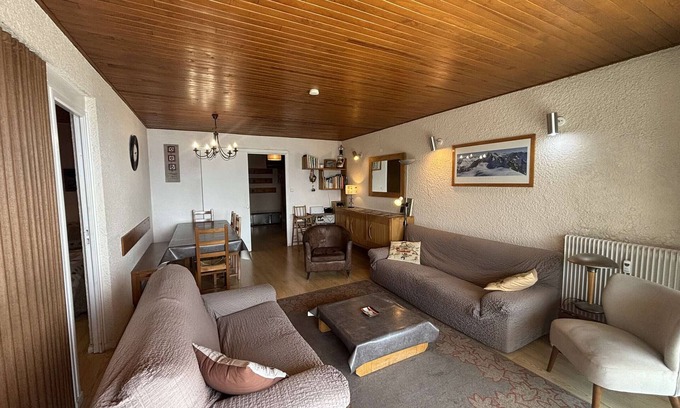 Viel-Alpe Apartment | Spacious 4-Room Apartment for 9 - Ski Lift, Balcony, Garage - Alpe d'Huez