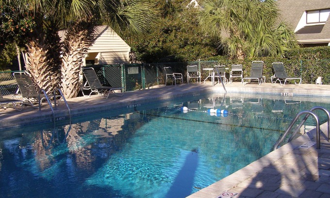 Palmetto Dunes Condo | Walk to the beach: Central Island Villa awaits you - stay and experience it!