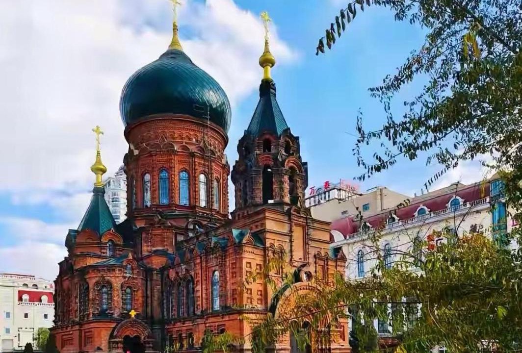 Photo of Buildings in Harbin City Center
