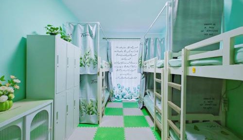 Bed in 6-Bed Female Dormitory Room