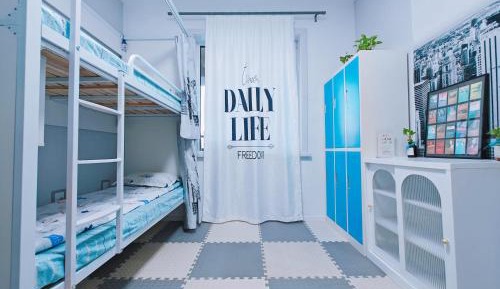 Bed in 4-Bed Male Dormitory Room
