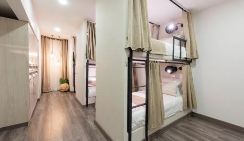 Bed in 6-Bed Female Dormitory Room